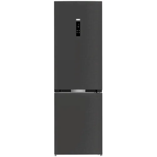 Двухкамерный холодильник Grundig GKPN669307FXD серый, серебристый, черный