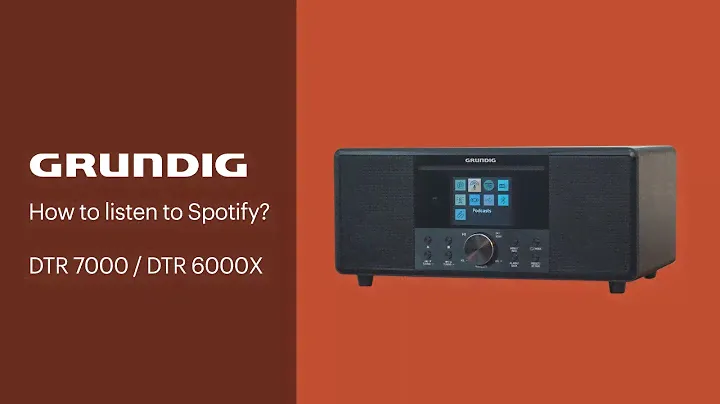 How to listen to Spotify - GRUNDIG DTR 7000/ DTR 6000X